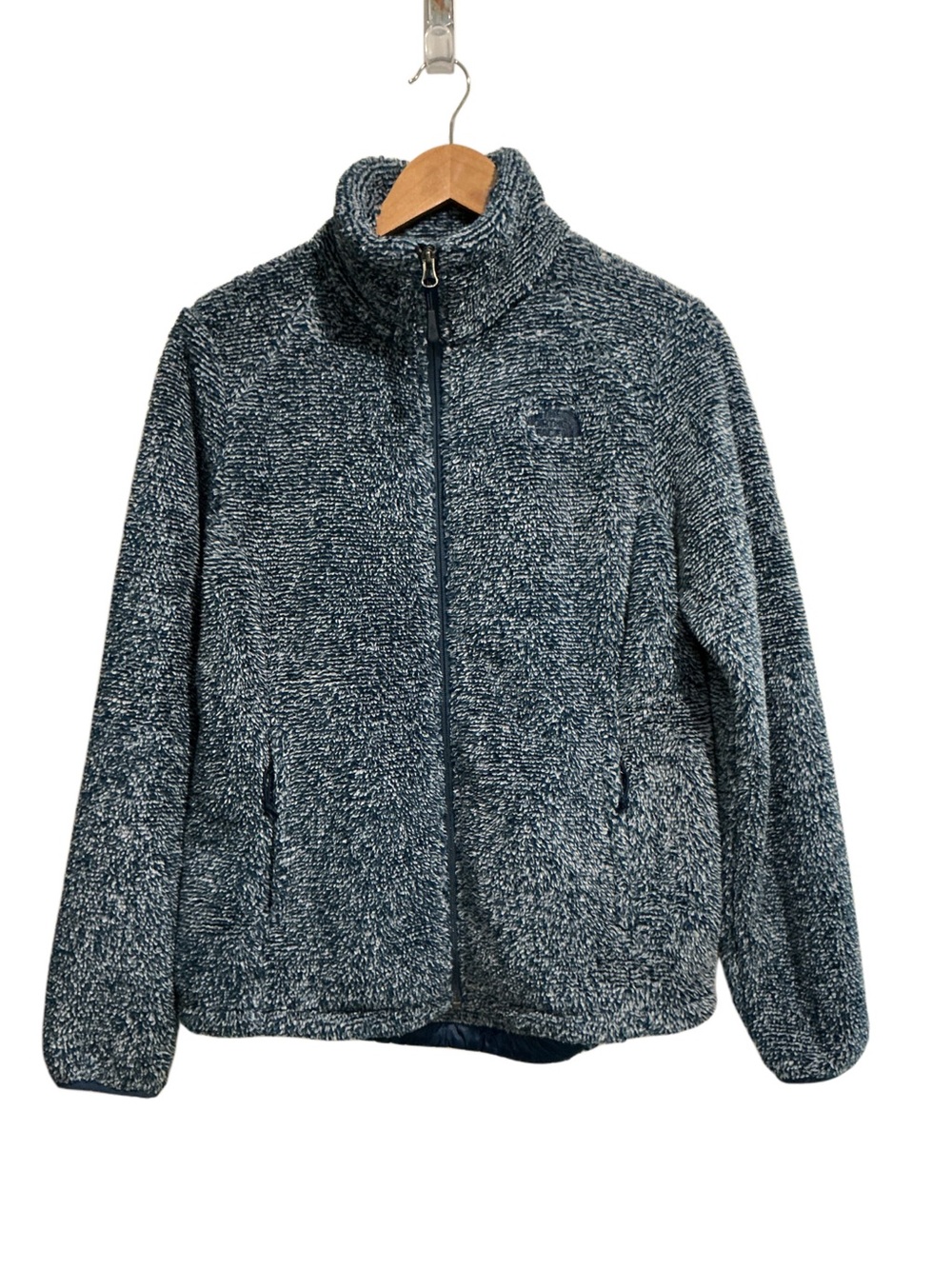 The North Face Osito Women’s Fleece Jacket Blue and White Speckled
